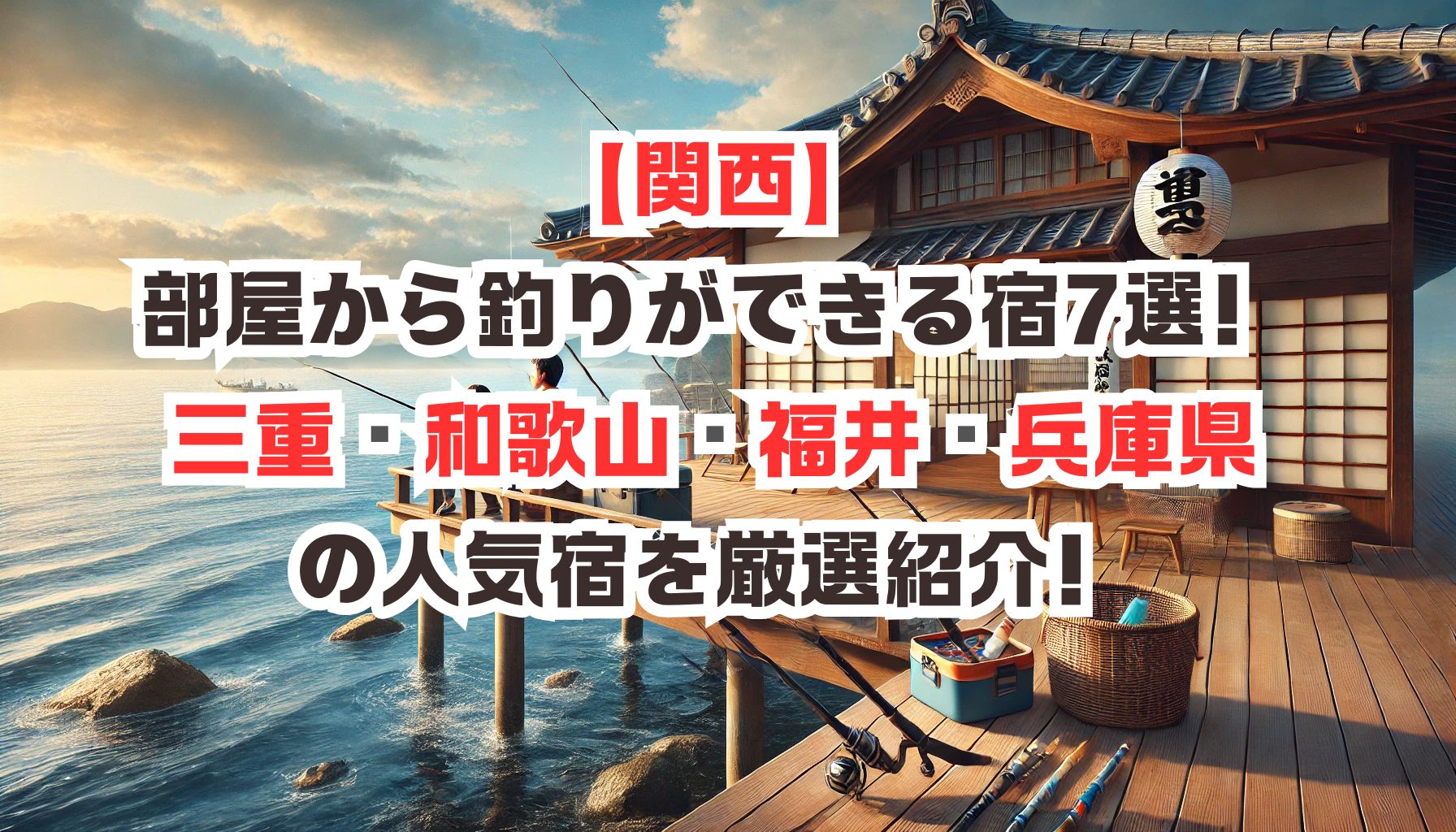 【関西】部屋から釣りができる宿7選！三重・和歌山・福井・兵庫県の人気宿を厳選紹介！